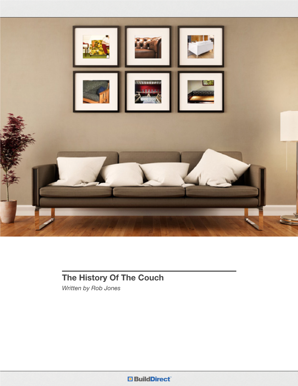 The History of the Couch Written by Rob Jones Contents