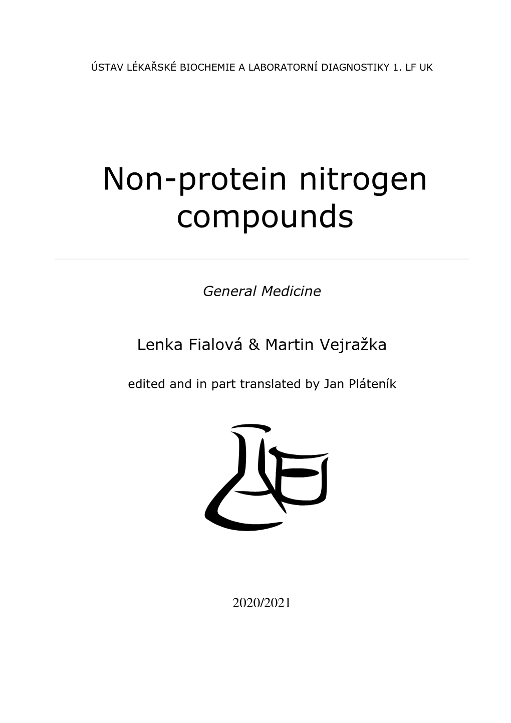 Non-Protein Nitrogen Compounds