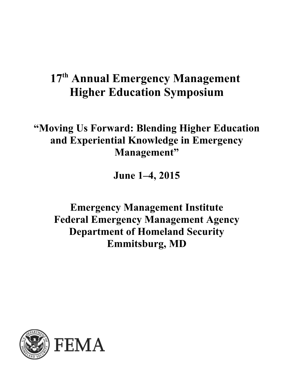 Emergency Management and Homeland Security/Defense s2