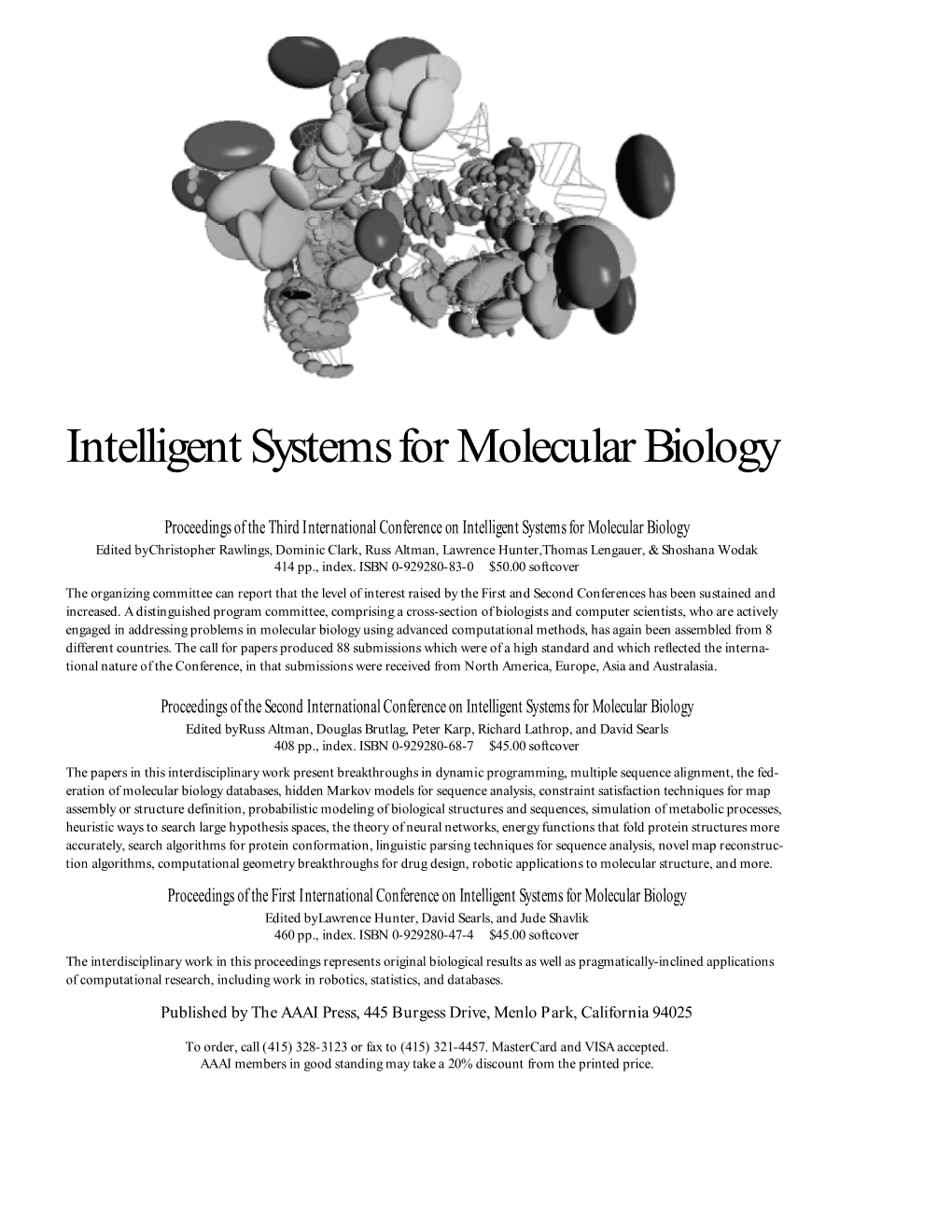 Intelligent Systems for Molecular Biology