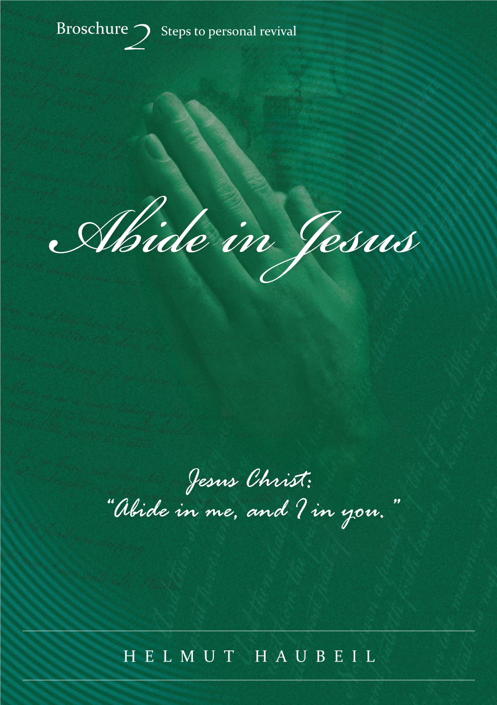 Abiding in Jesus