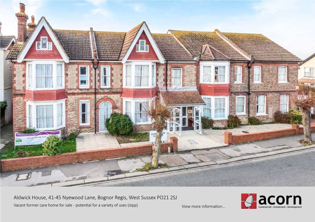 Aldwick House, 41-45 Nyewood Lane, Bognor Regis, West Sussex