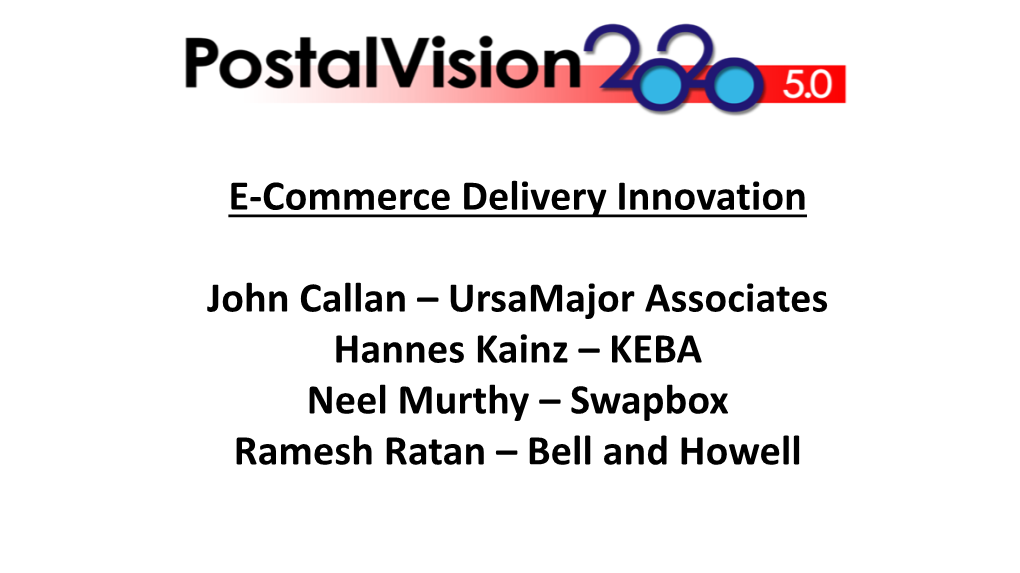 E-Commerce Delivery Innovation