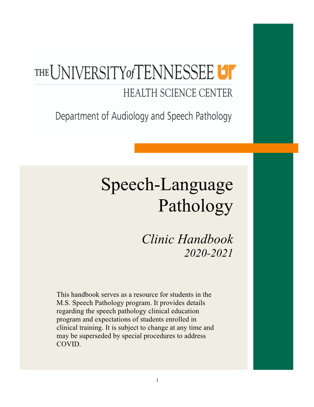 Slp-Clinic-Handbook.Pdf