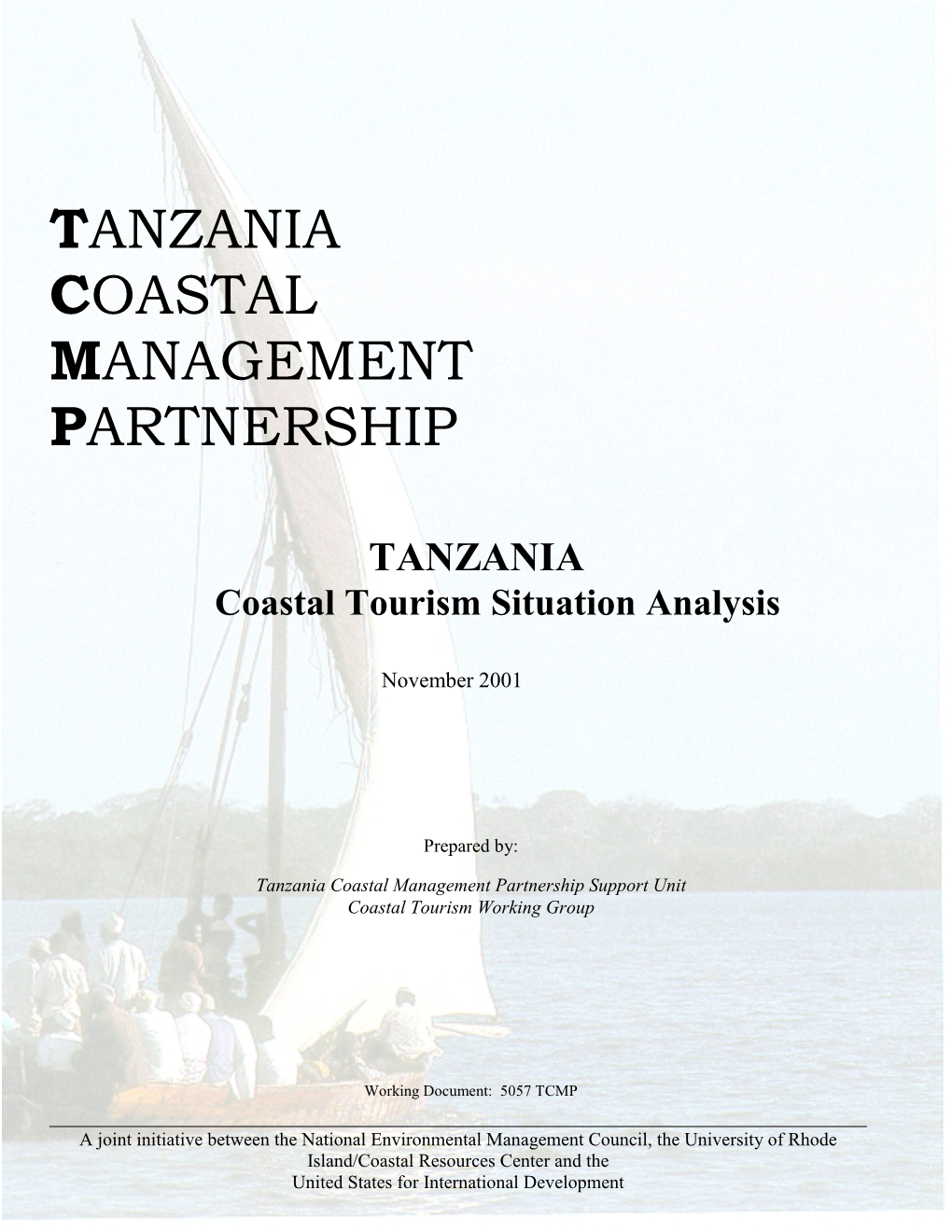 TANZANIA Coastal Tourism Situation Analysis