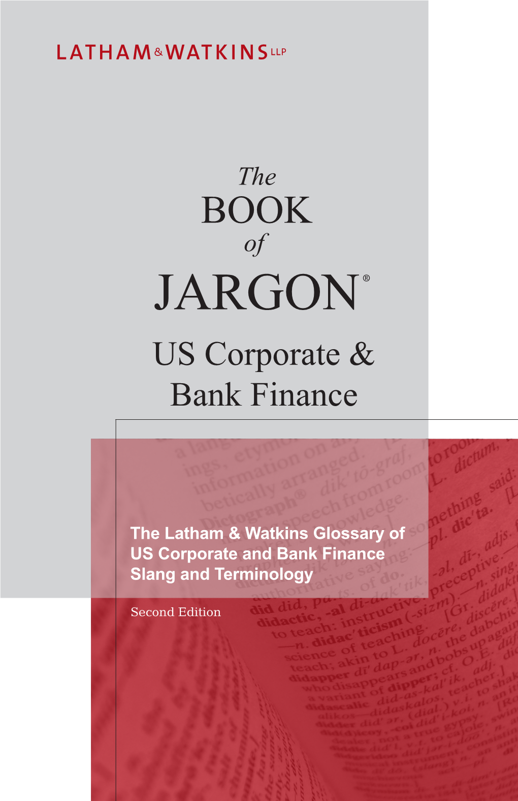 BOOK of JARGON ® US Corporate & Bank Finance