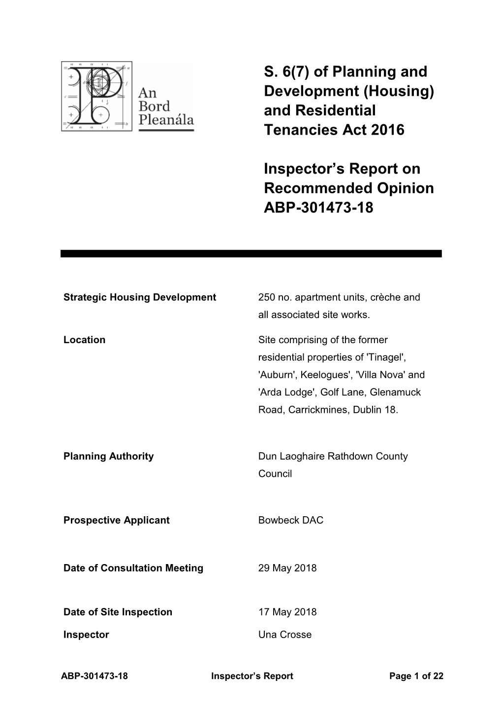 S. 6(7) of Planning and Development (Housing) and Residential Tenancies Act 2016