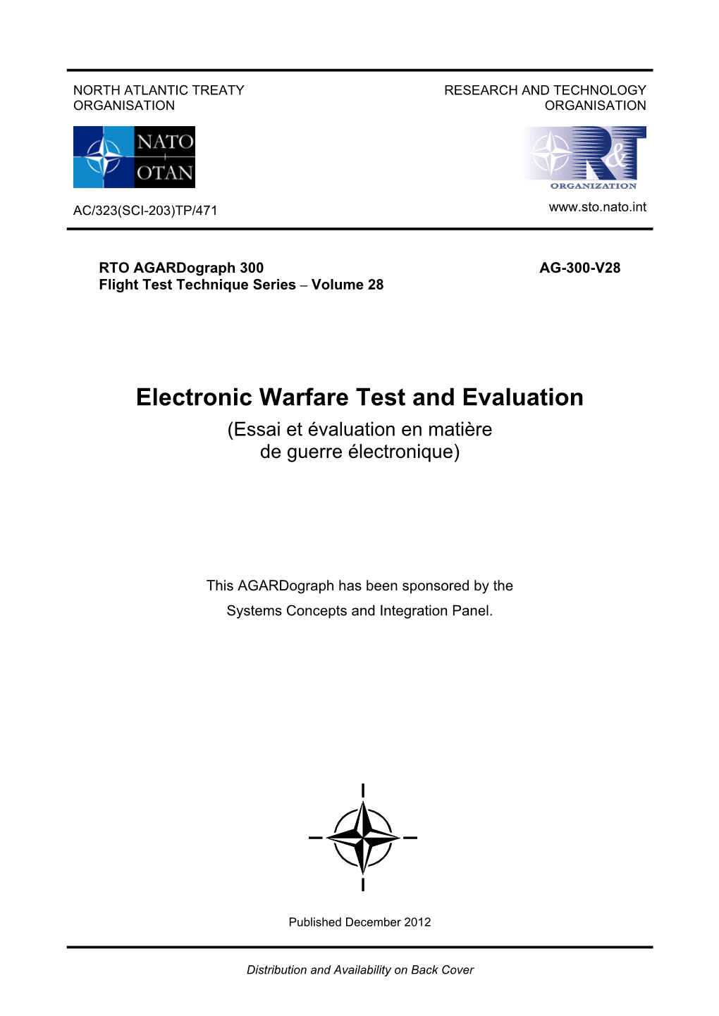 Electronic Warfare Test and Evaluation (Essai Et Évaluation En Matière De Guerre Électronique)