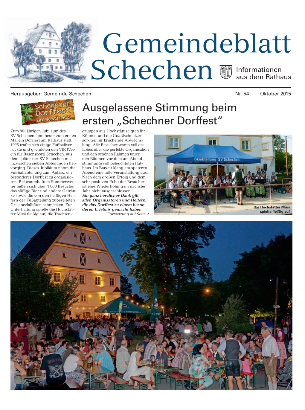 Gemeindeblatt Schechen