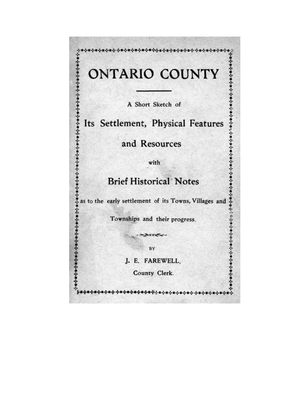 Ontario County Men