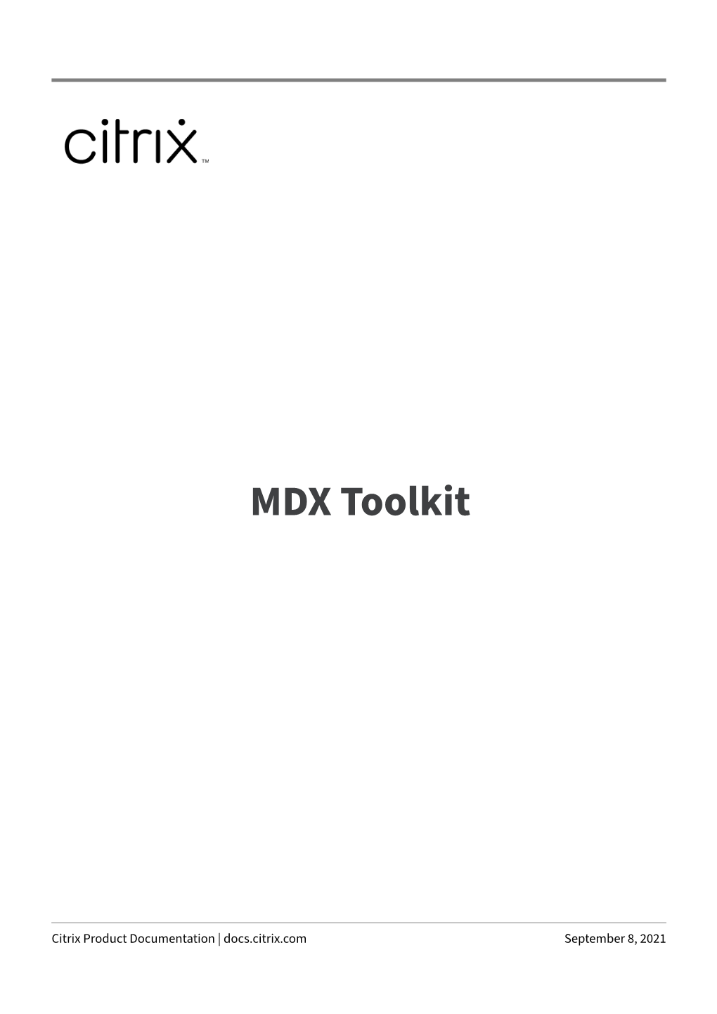 Mdx-Toolkit.Pdf