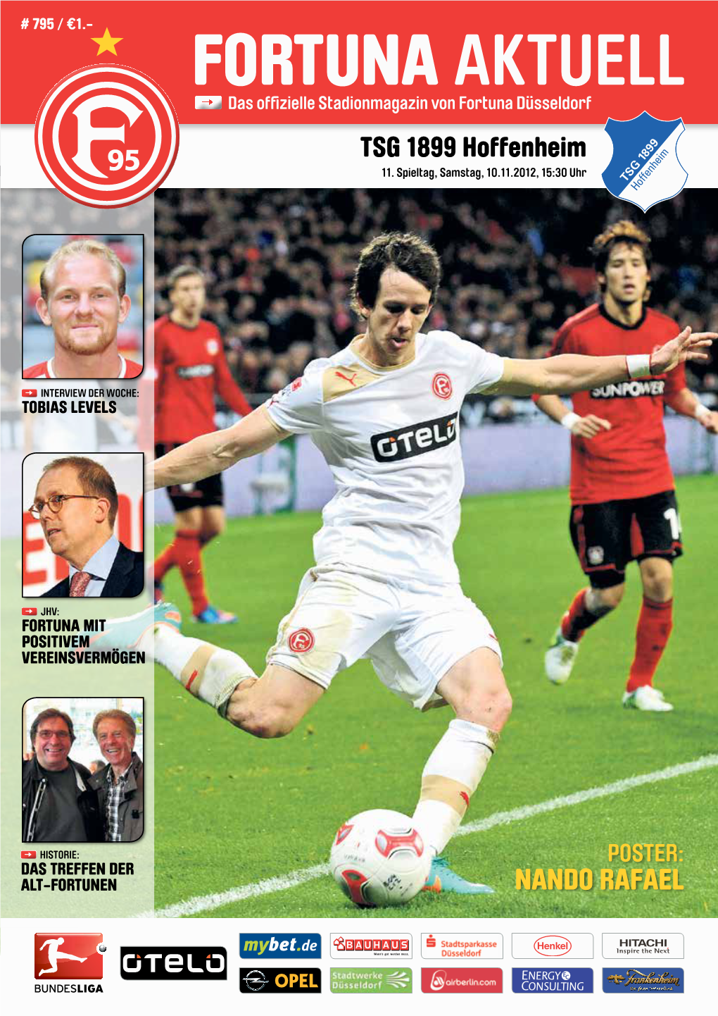 FORTUNA AKTUELL Das Offizielle Stadionmagazin Von Fortuna Düsseldorf TSG 1899 Hoffenheim 11