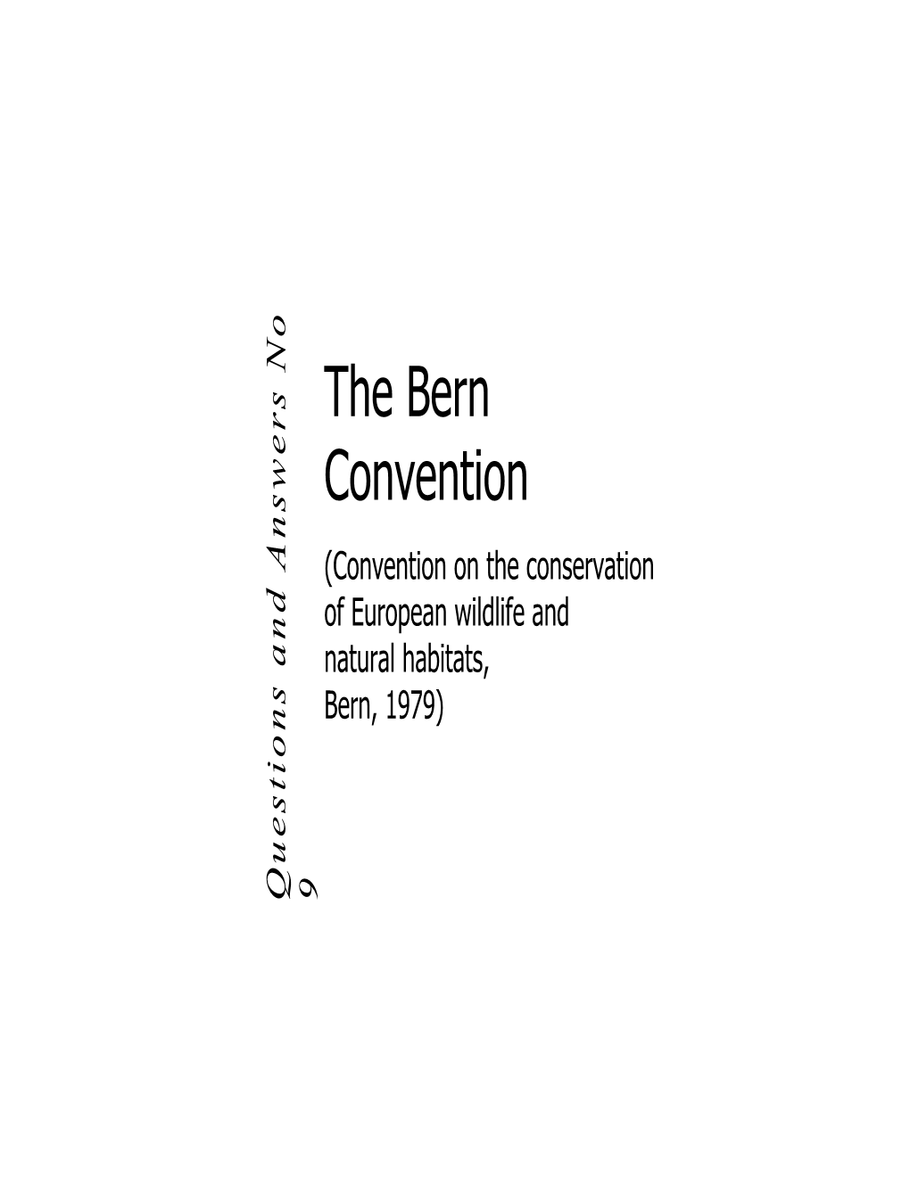 The Bern Convention