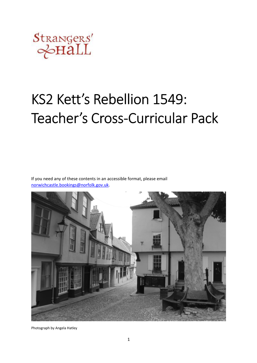 KS2 Kett's Rebellion 1549: Teacher's Cross-Curricular Pack
