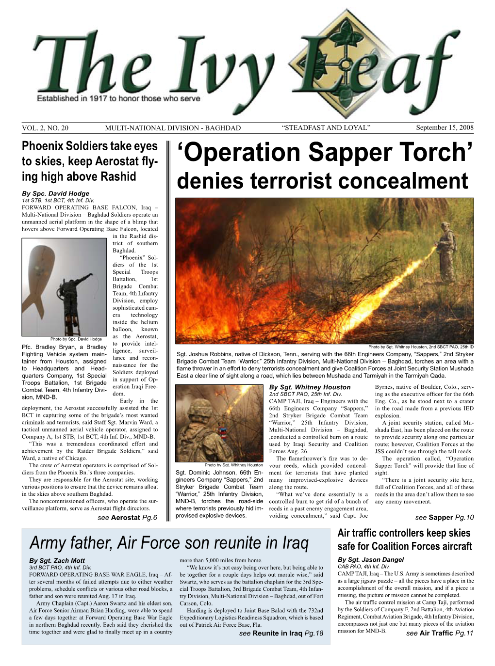 'Operation Sapper Torch'