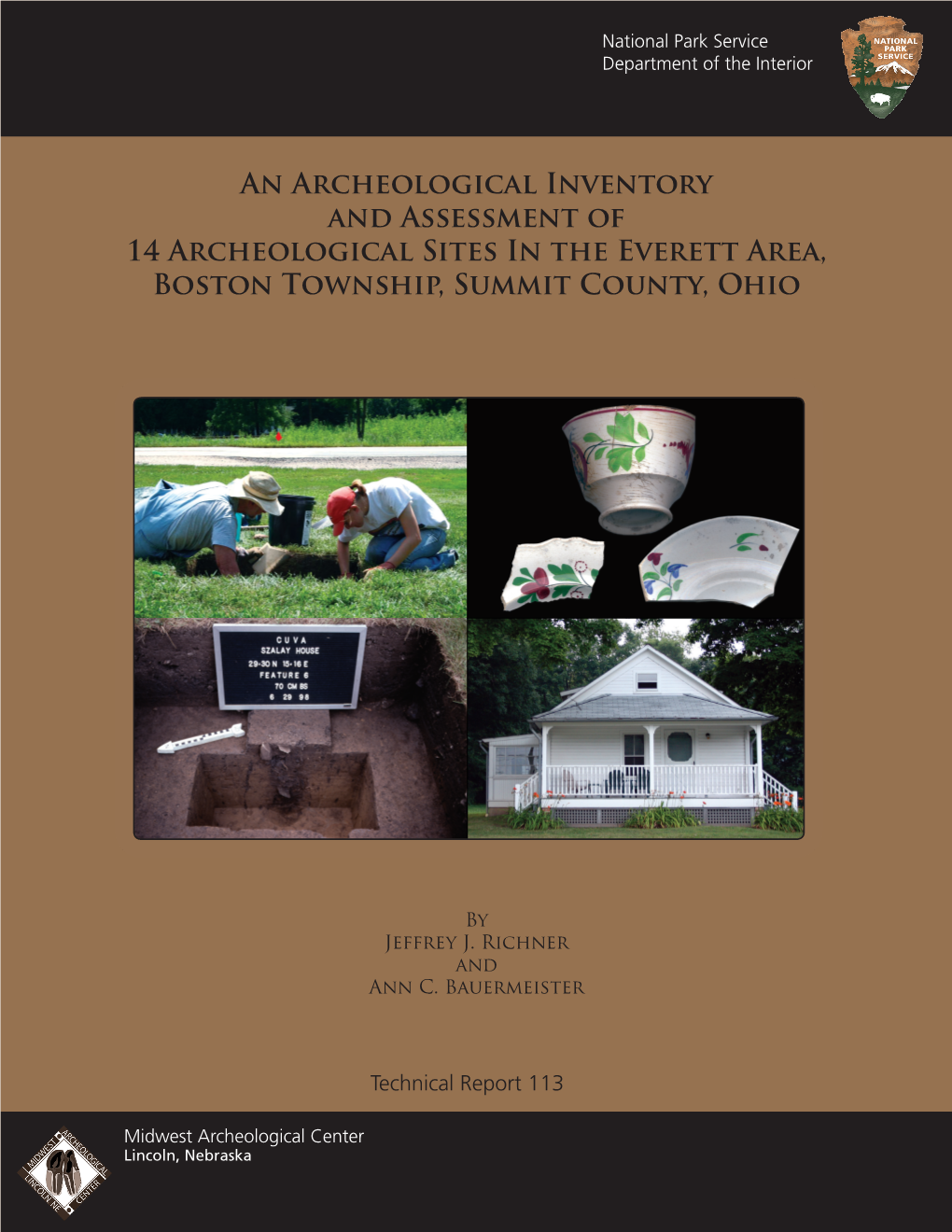 An Archeological Inventory and Assessment of 14 Archeological Sites in the Everett Area, Boston Township, Summit County, Ohio
