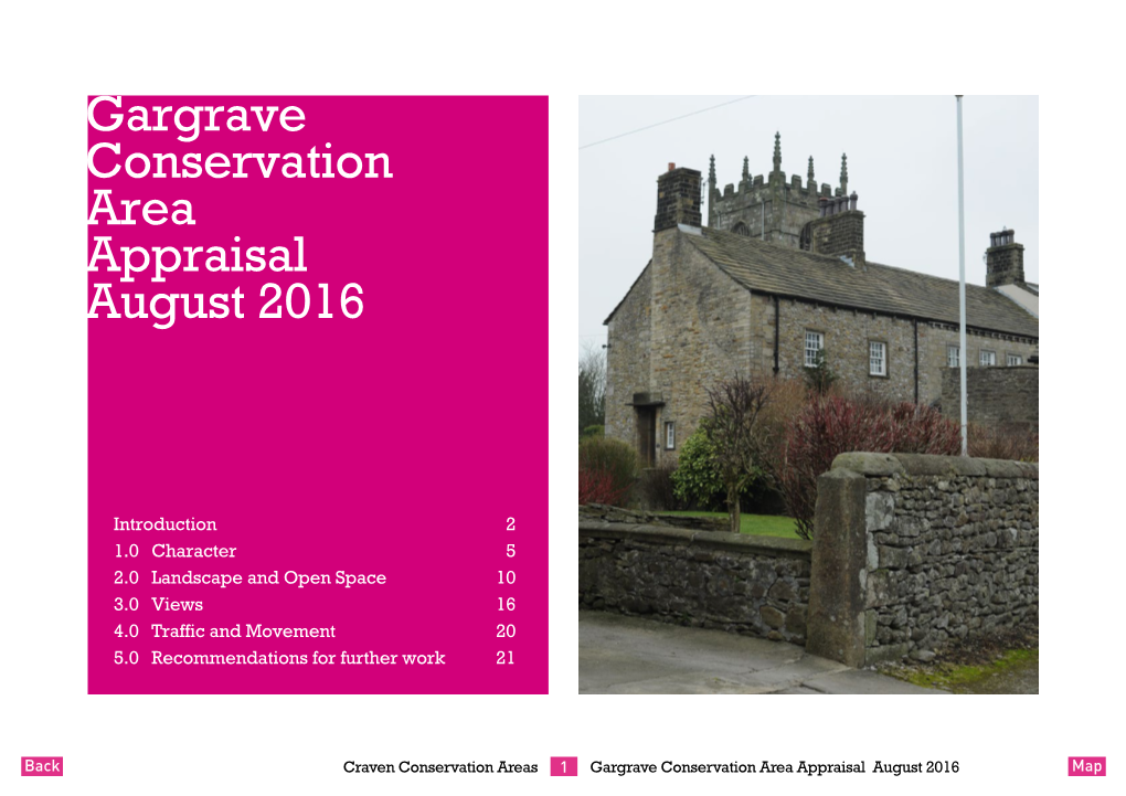 Gargrave Conservation Area Appraisal August 2016