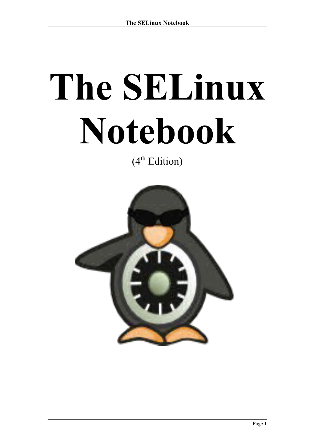 The Selinux Notebook