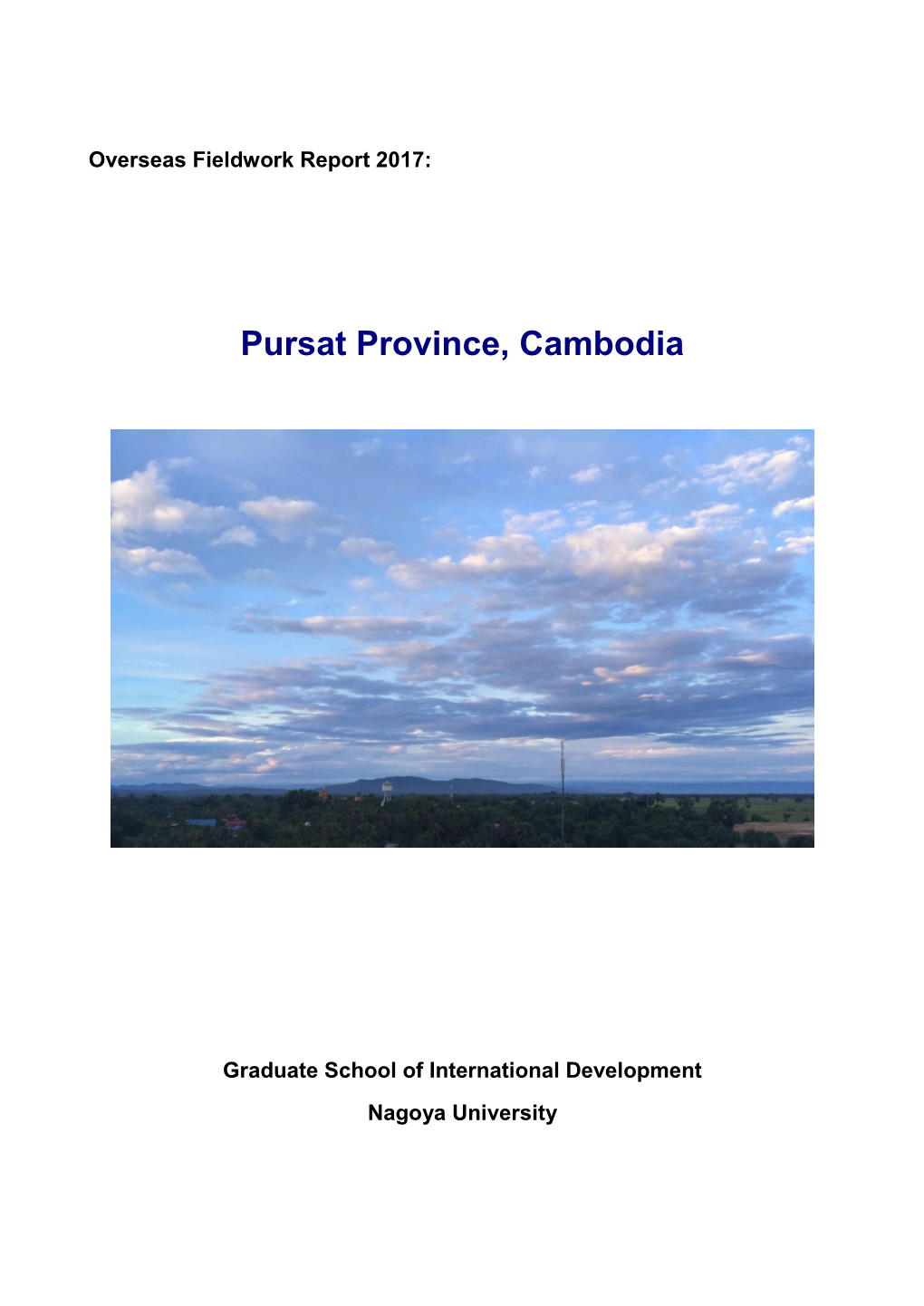 Pursat Province, Cambodia