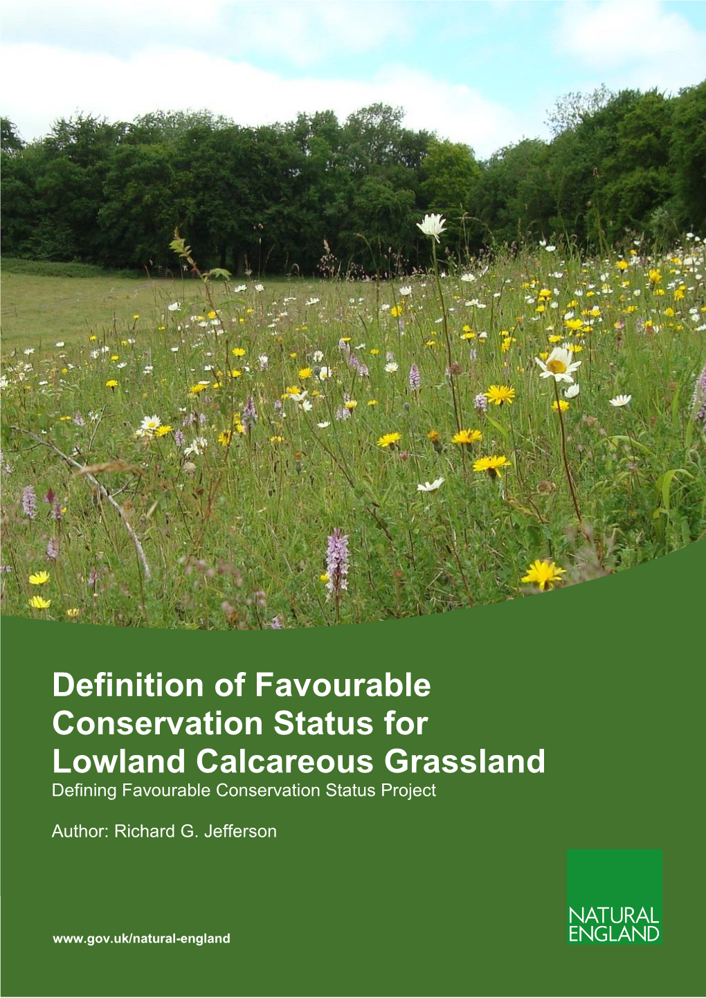 Definition of Favourable Conservation Status for Lowland Calcareous