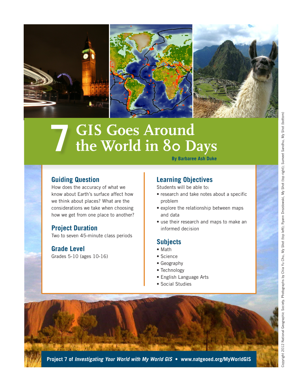 GIS Goes Around the World in 80 Days by Barbaree Ash Duke