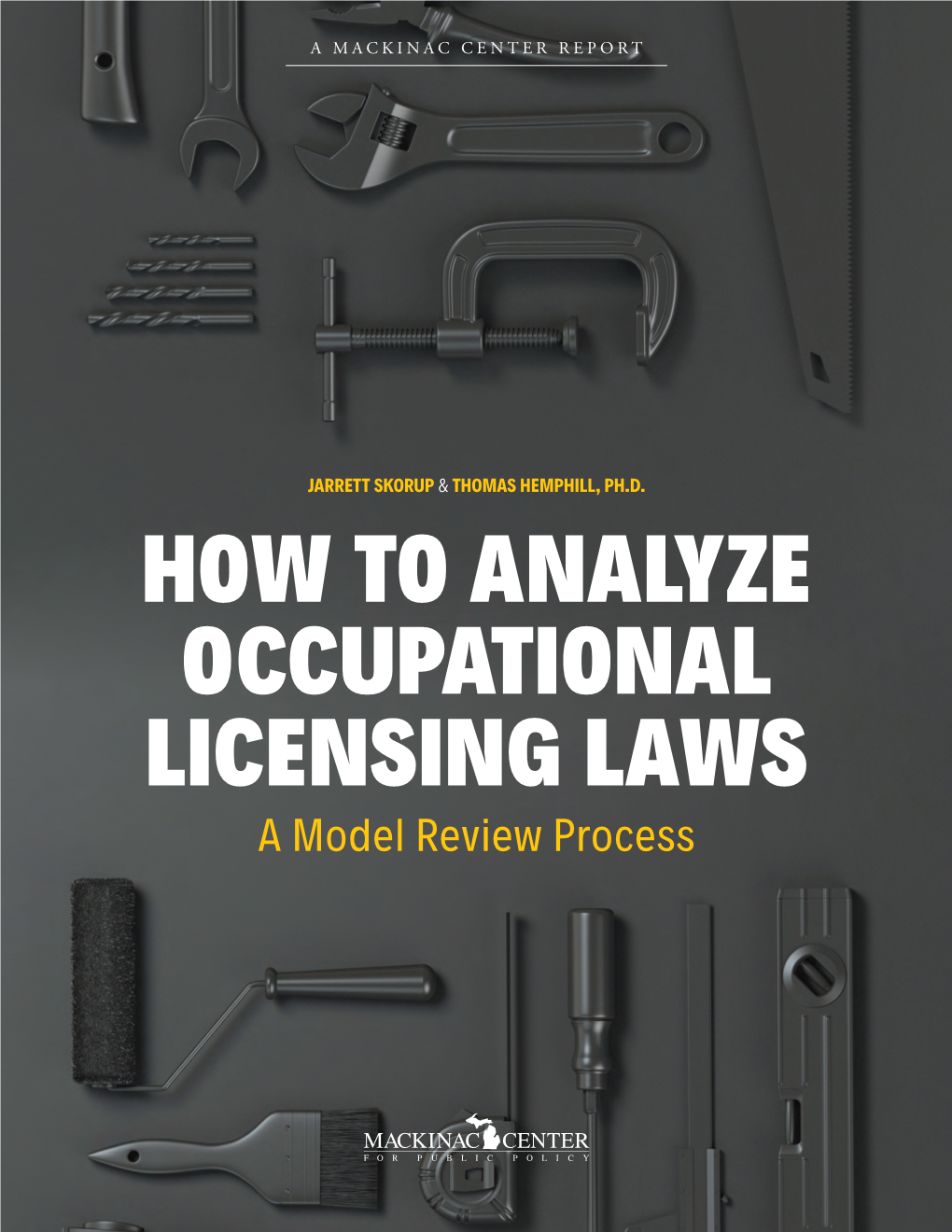 HOW to ANALYZE OCCUPATIONAL LICENSING LAWS a Model Review Process