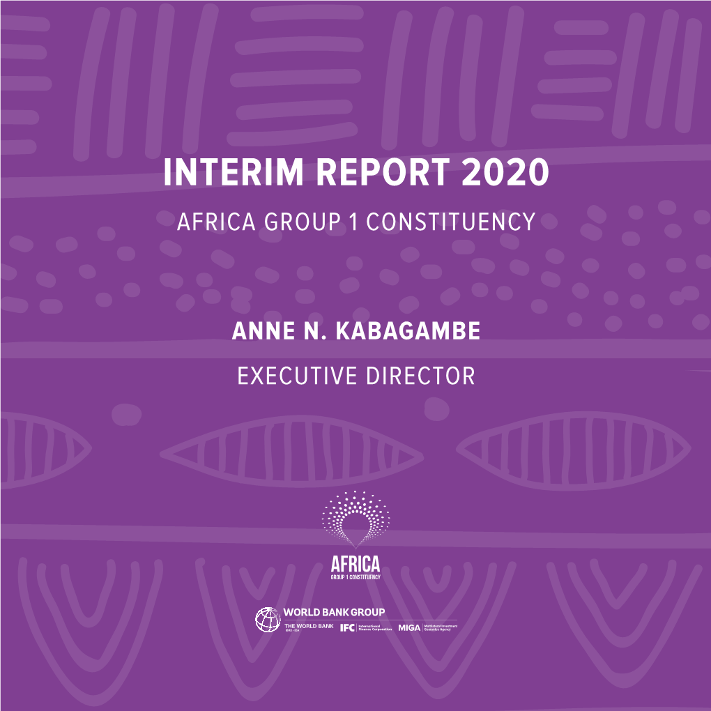 Interim Report 2020 Africa Group 1 Constituency