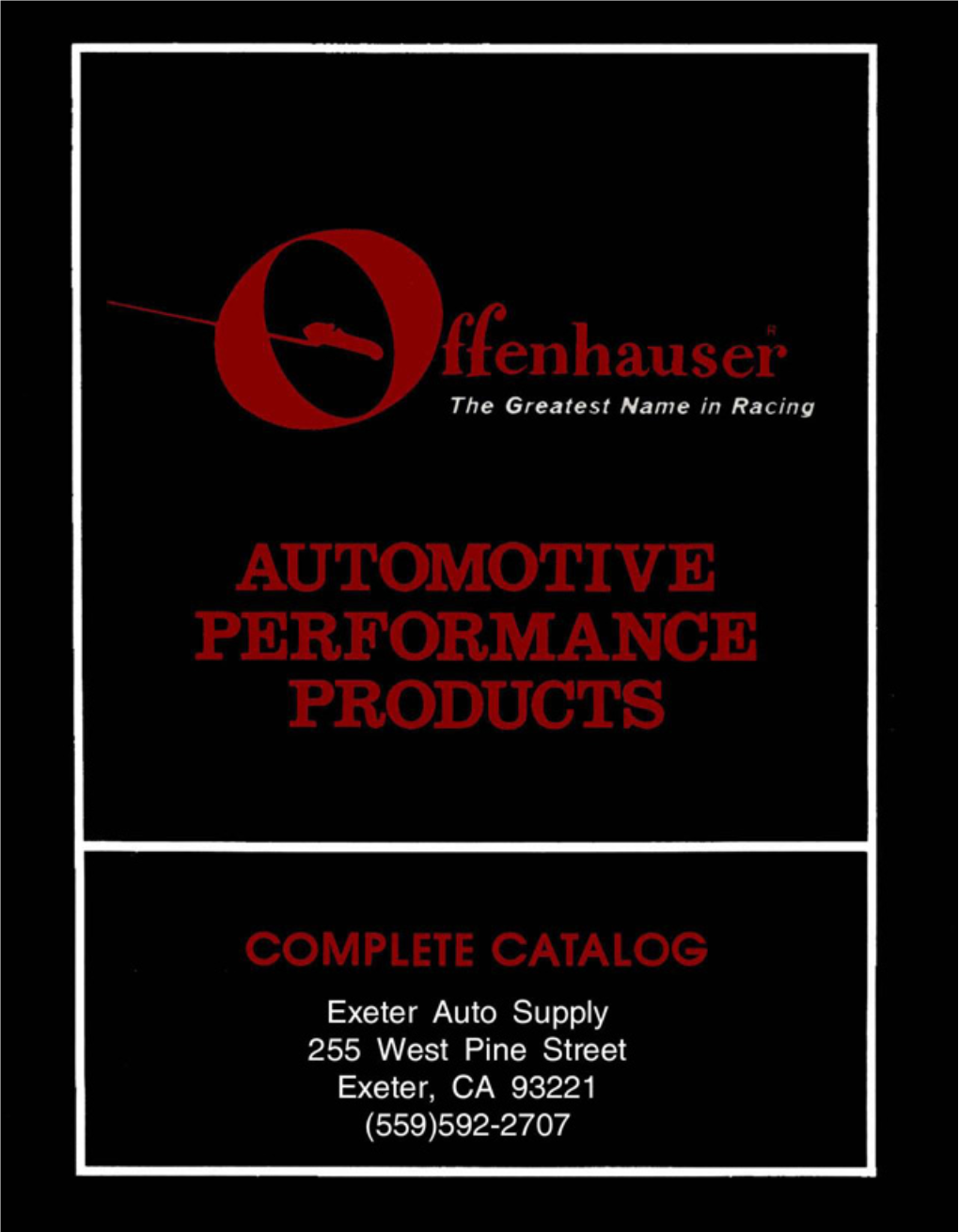 Offenhauser Intake Manifold Coverage Chart