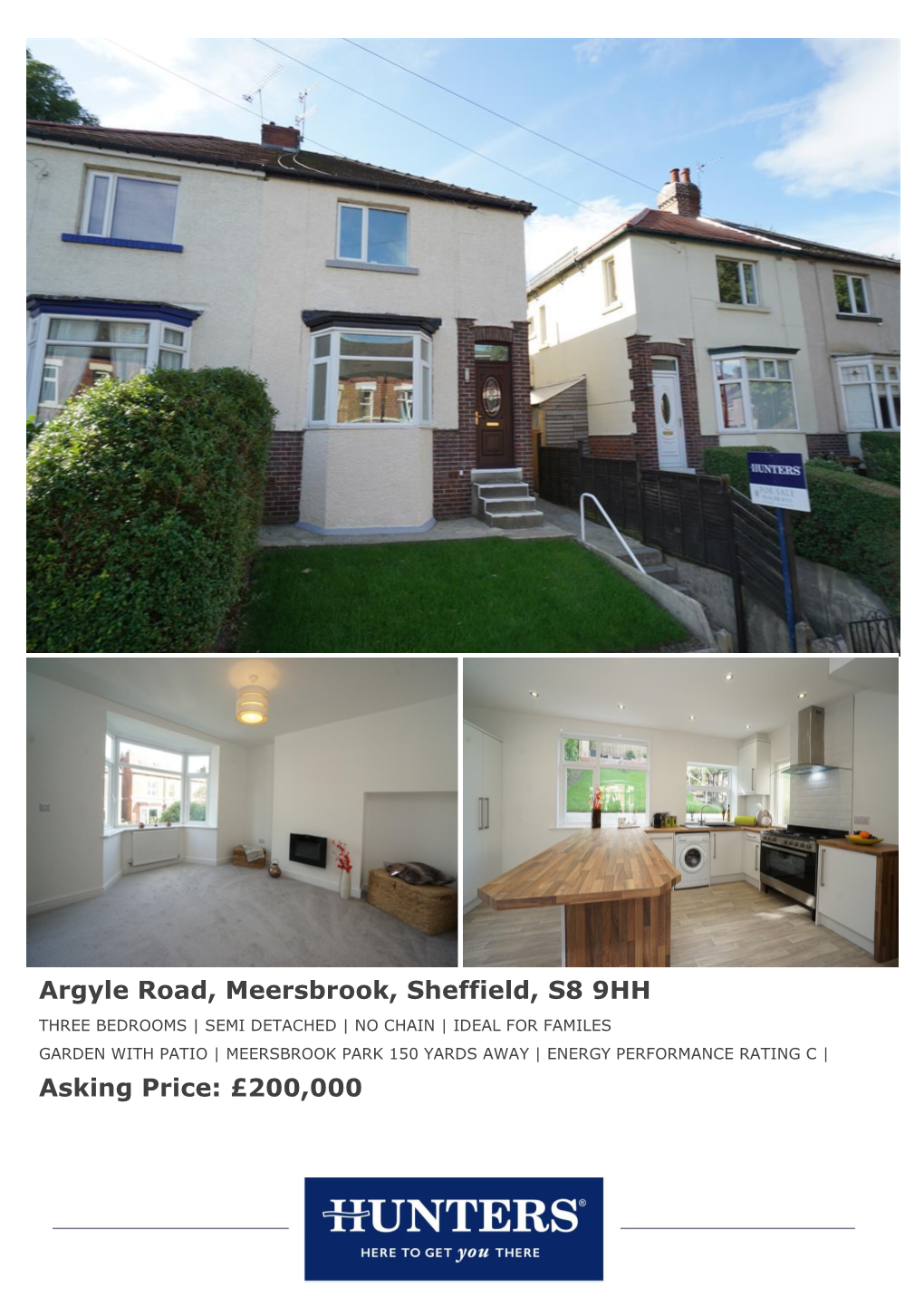 Argyle Road, Meersbrook, Sheffield, S8 9HH Asking Price