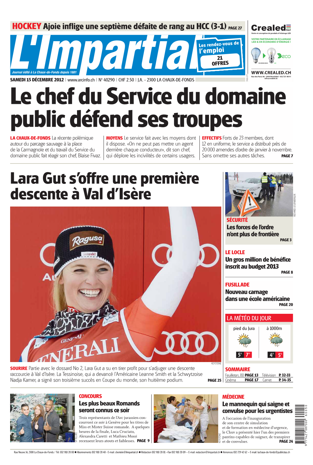 Lara Gut S'offre Une Première Descente À Val D'isère