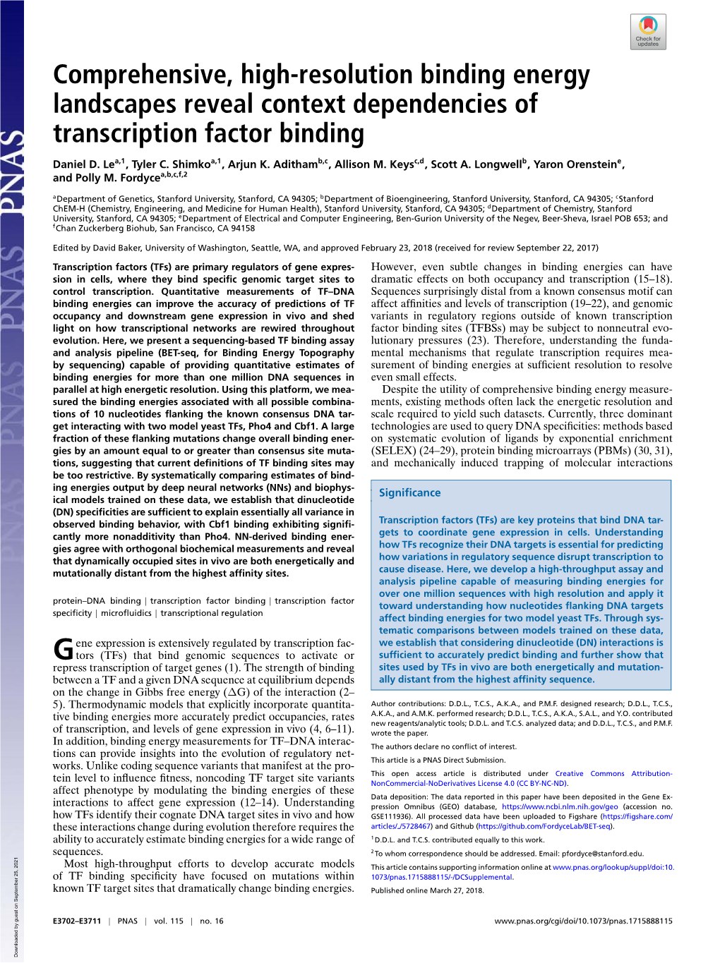 Comprehensive, High-Resolution Binding Energy Landscapes Reveal Context Dependencies of Transcription Factor Binding