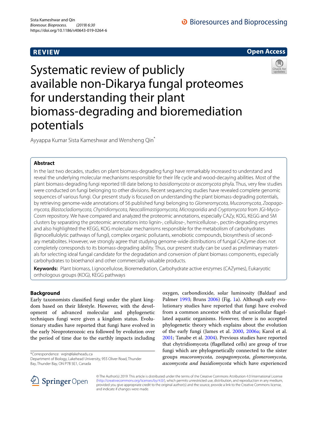 Systematic Review of Publicly Available Non-Dikarya Fungal Proteomes For