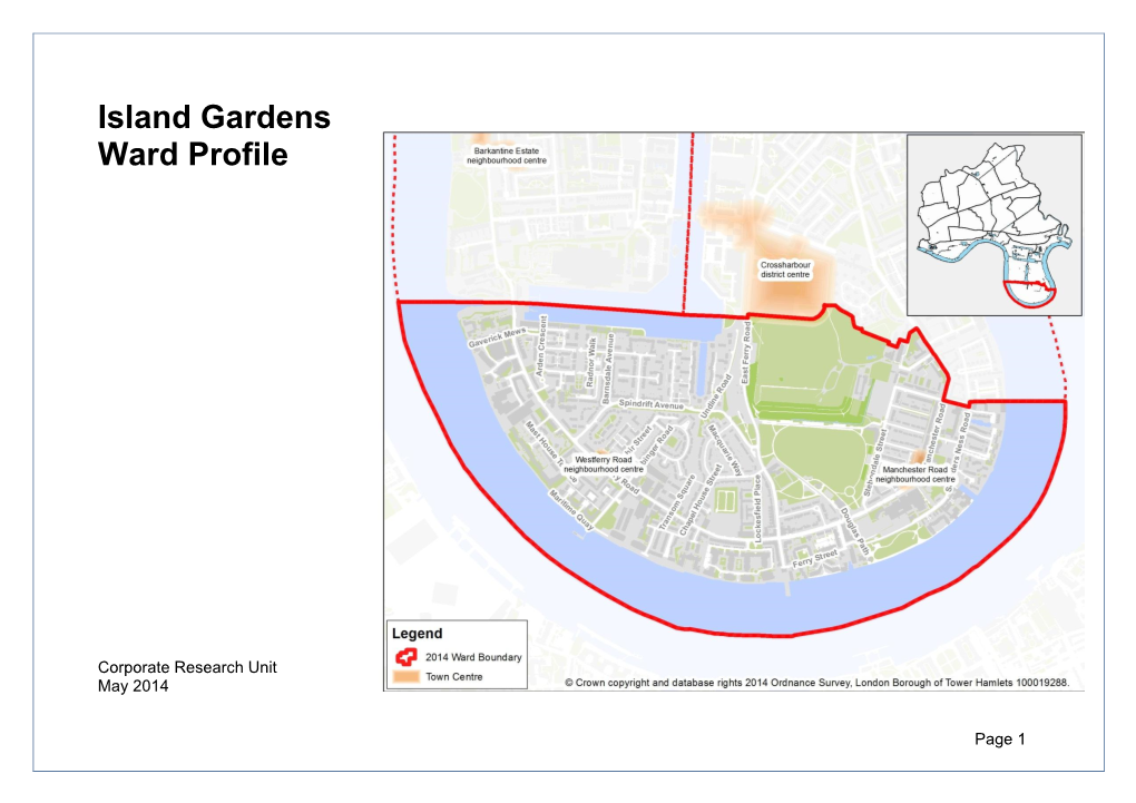 Island Gardens Ward Profile