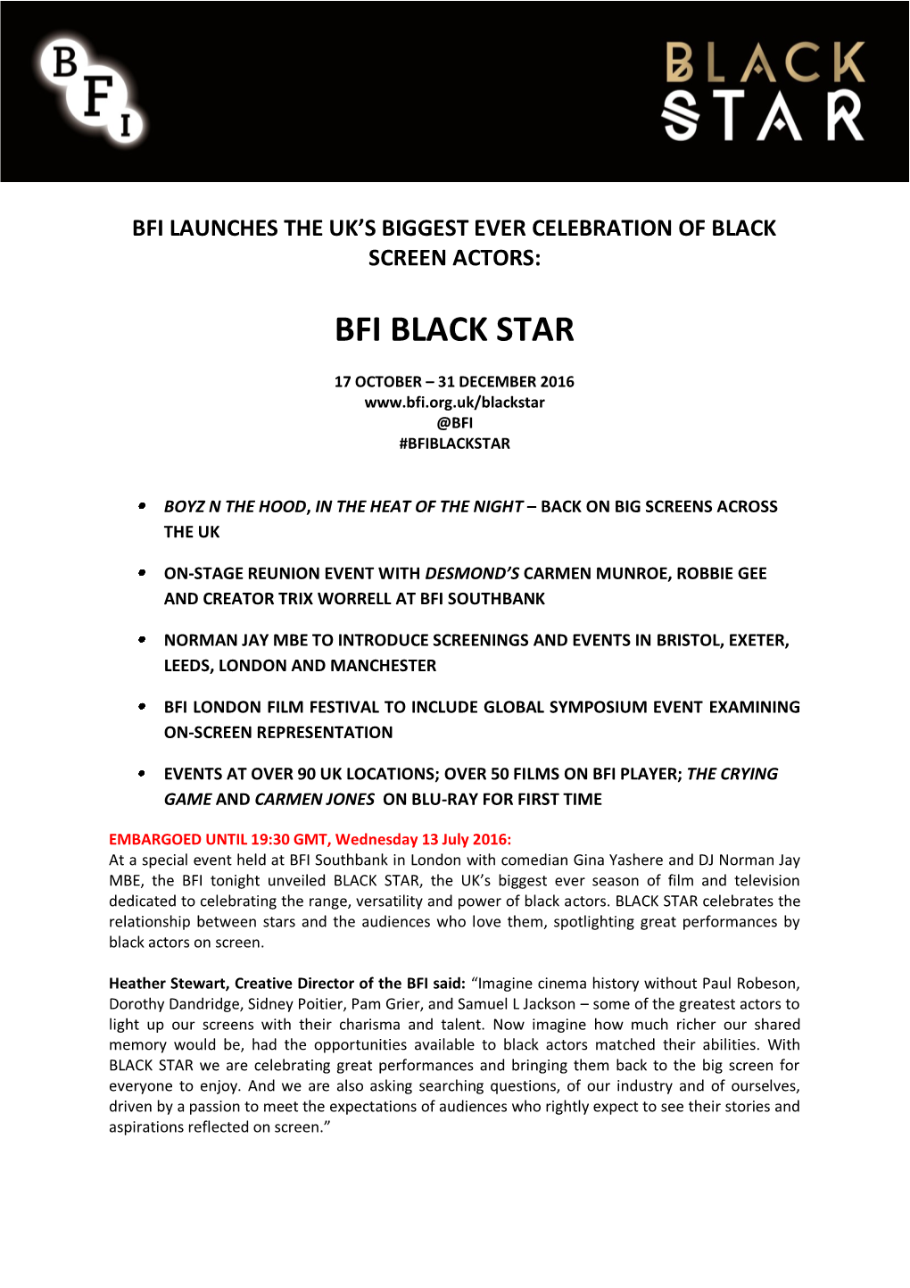 Bfi Black Star