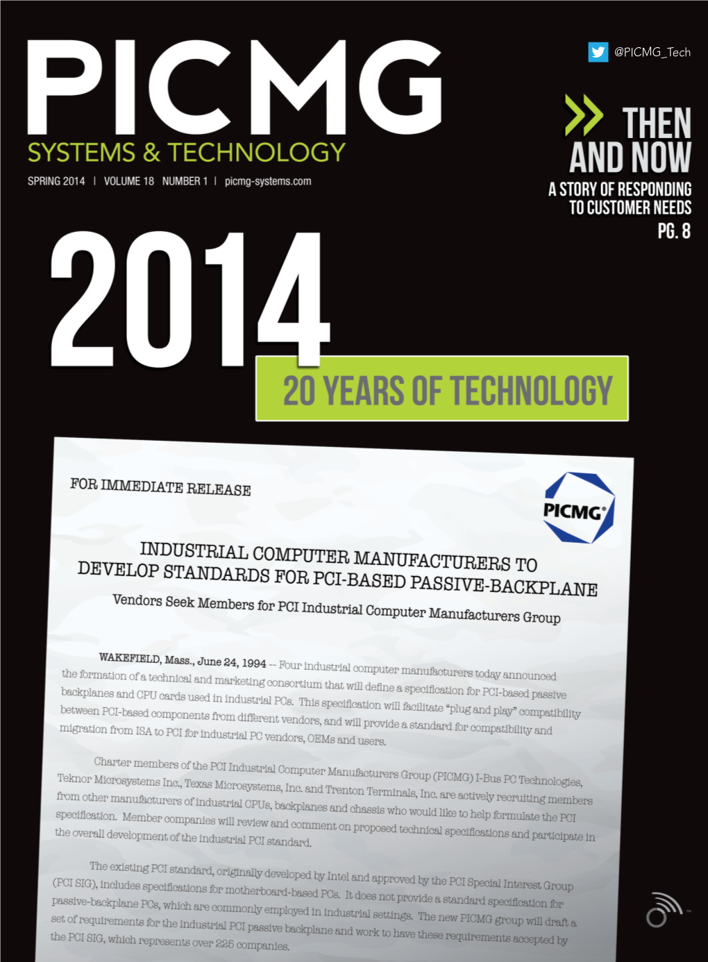 PICMG Systems & Technology Spring 2014