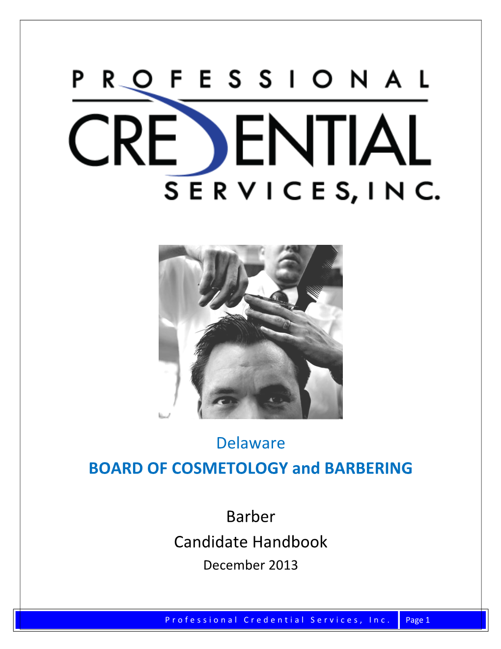 Delaware BOARD of COSMETOLOGY and BARBERING