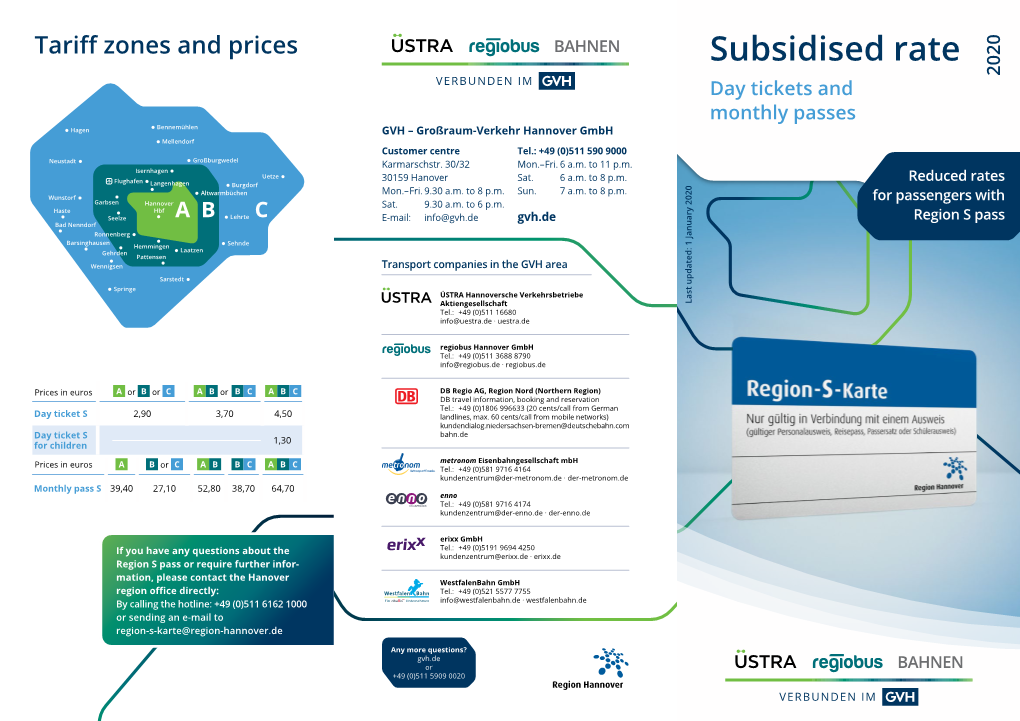 Subsidised Rate