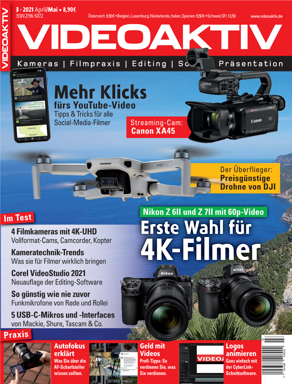 4K-Filmer Corel Videostudio 2021 Neuauflage Der Editing-Software