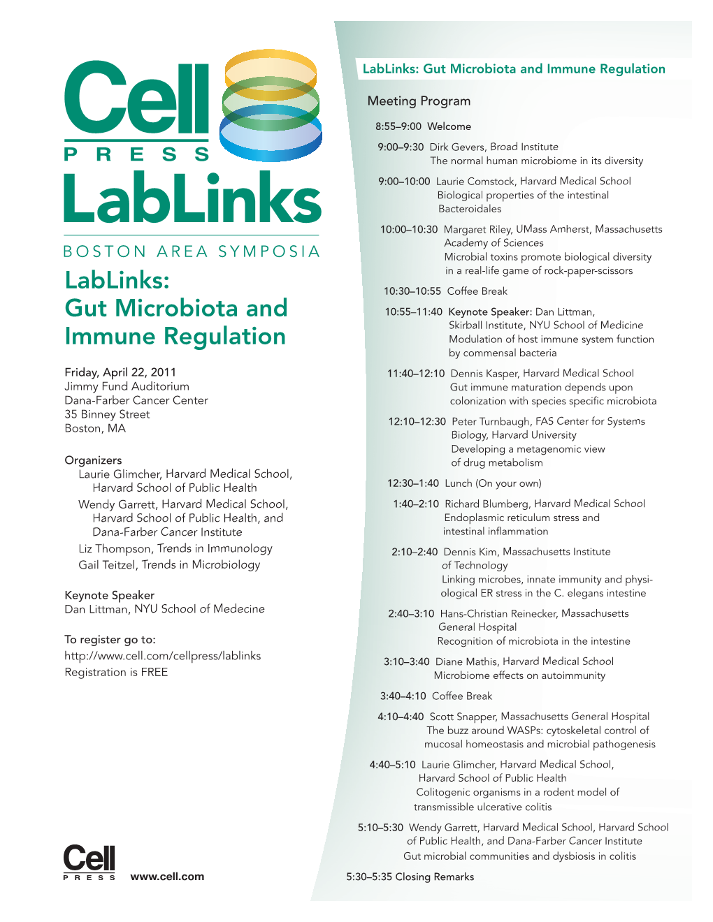 Lablinks: Gut Microbiota and Immune Regulation