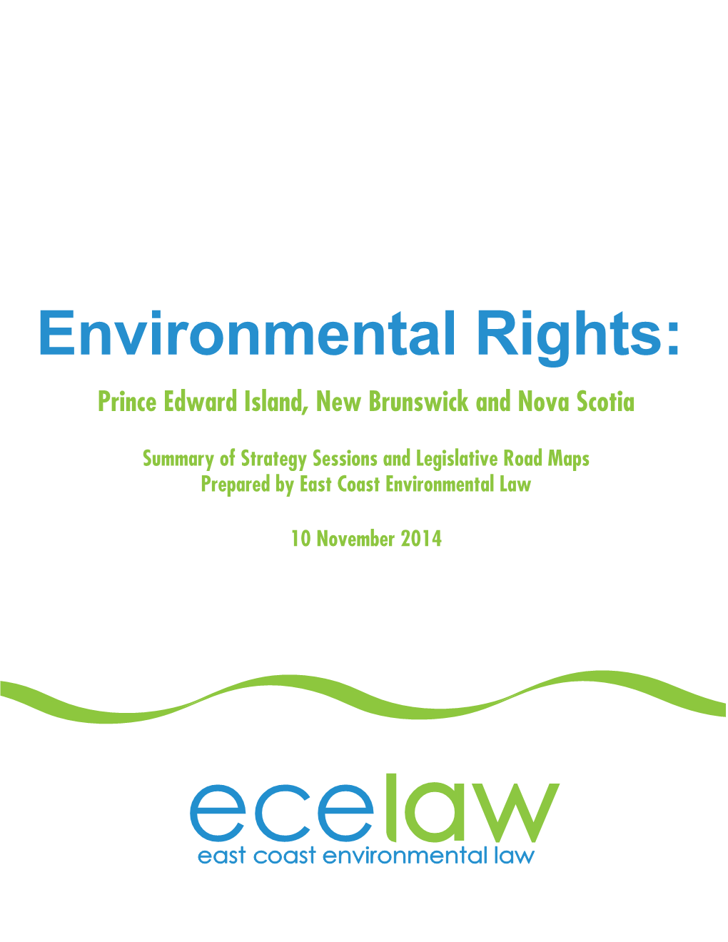 Environmental Rights Strategy Sessions Report