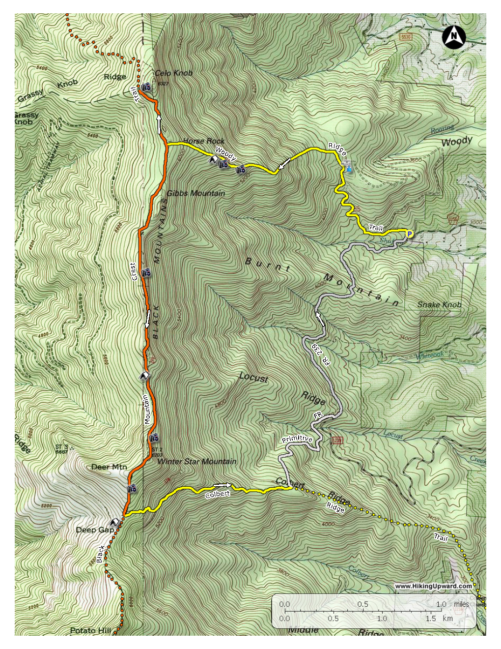 Woody Ridge Trail – Pisgah National Forest, NC