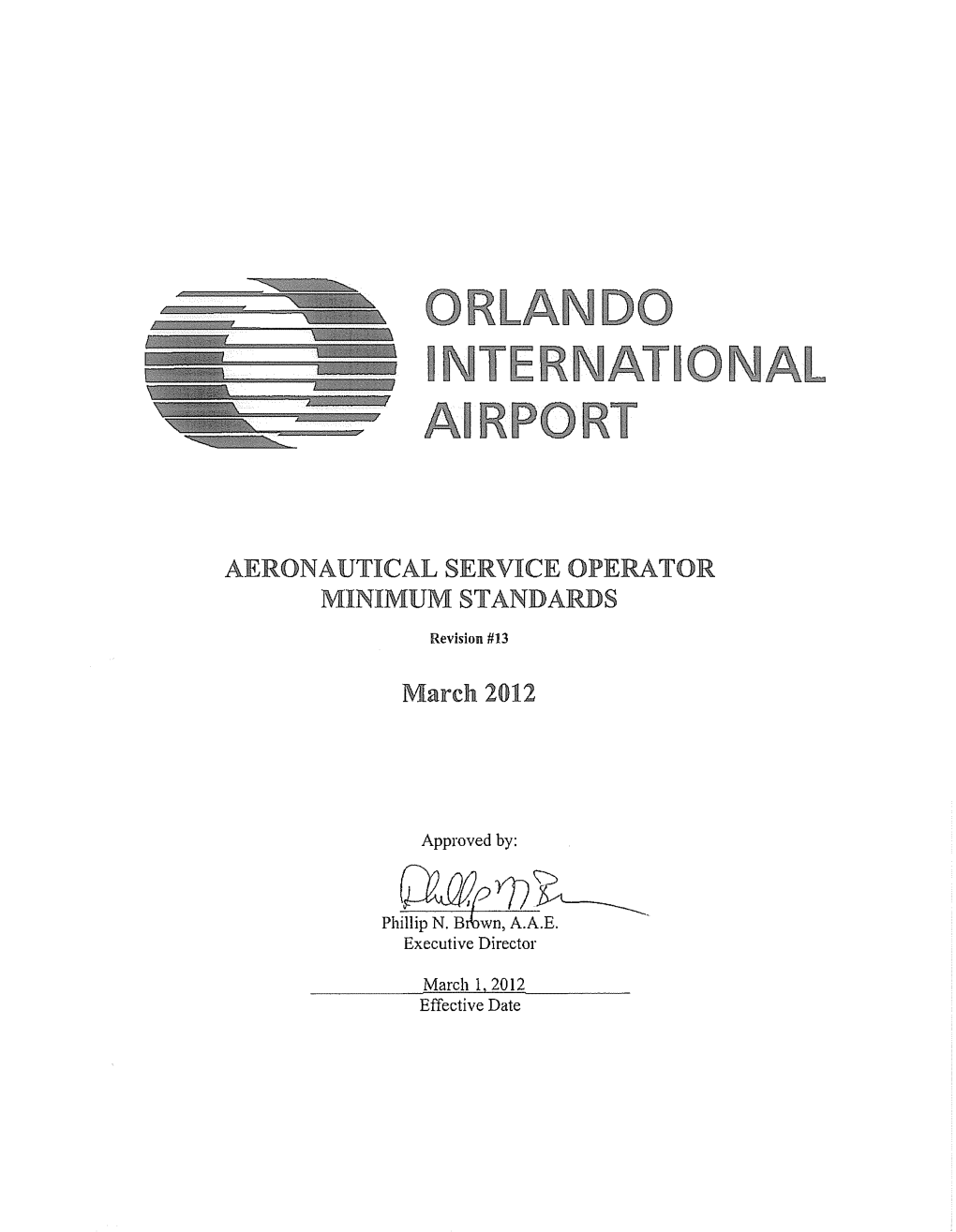 Aeronautical Service Standards