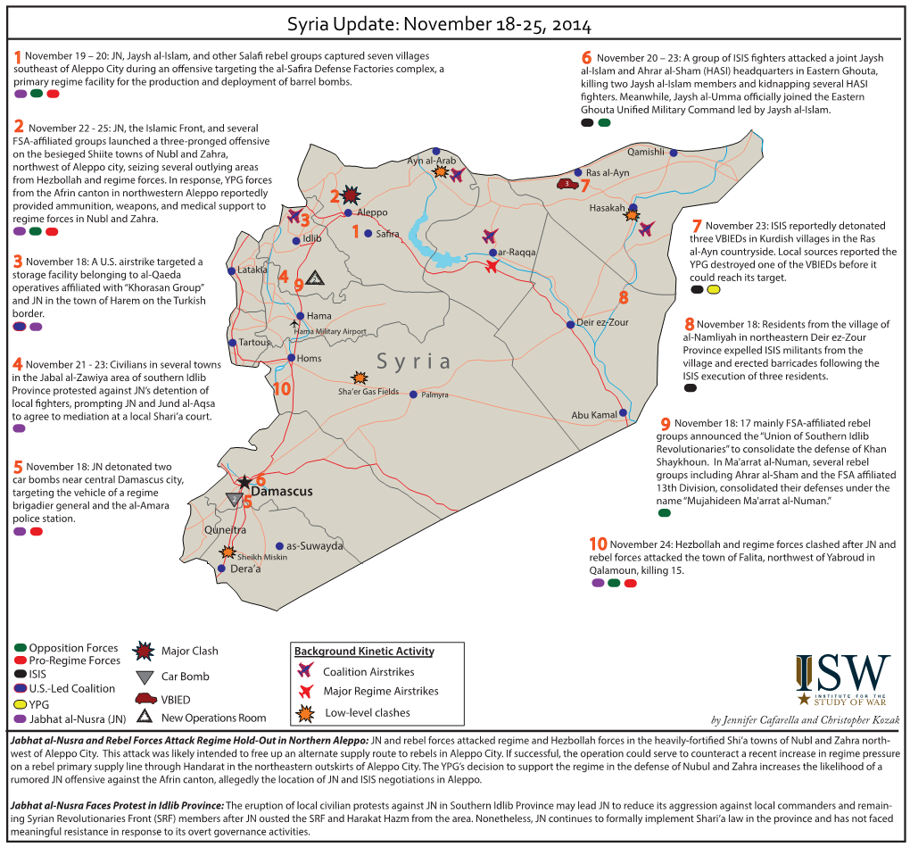 Syria SITREP SEPT