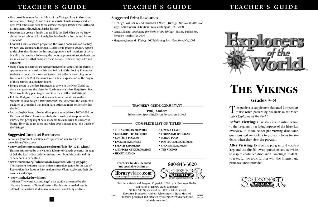 Download Teacher's Guide