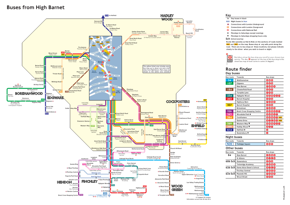 Buses from High Barnet