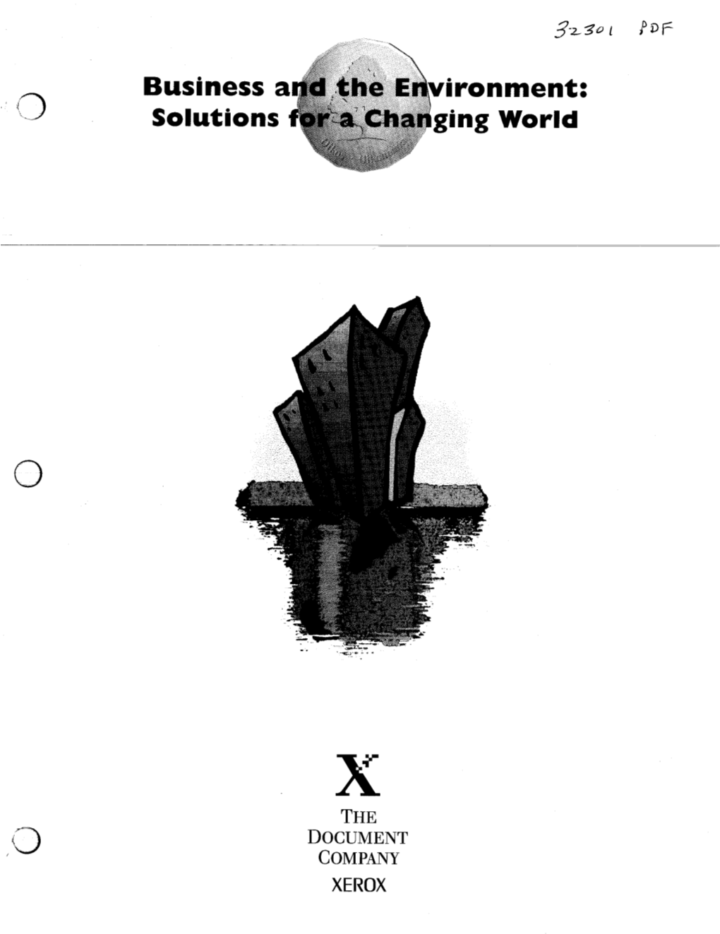 Solutions for a Changing World Publications to Share This Knowledge with Our Customers and Other Interested Businesses