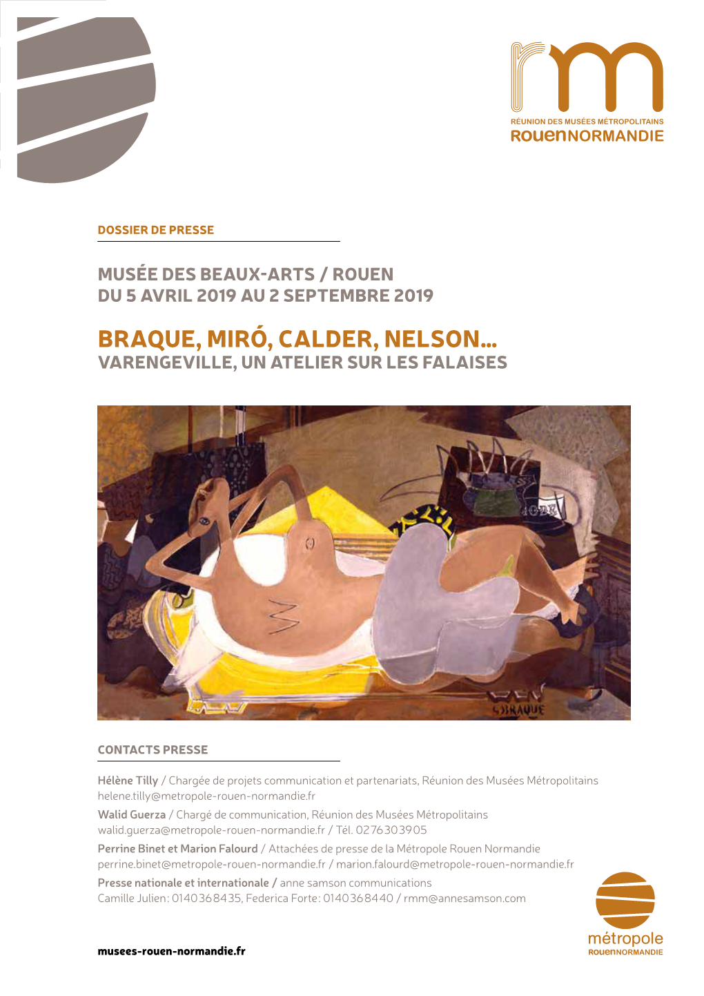 Braque, Miró, Calder, Nelson… Varengeville, Un Atelier Sur Les Falaises
