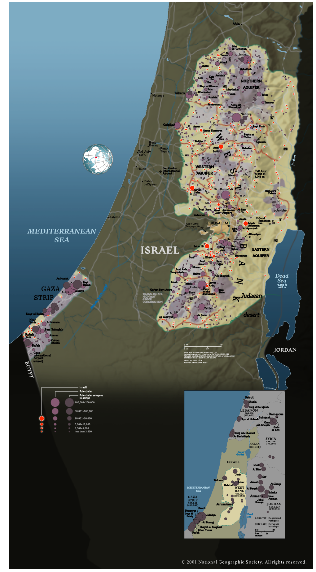 ISRAEL Jala Sahur EASTERN Herodium Surif Efrata AQUIFER Bayt Bayt a Immar Fajjar Kharas Bayt Awla Siir Tarqumiyah