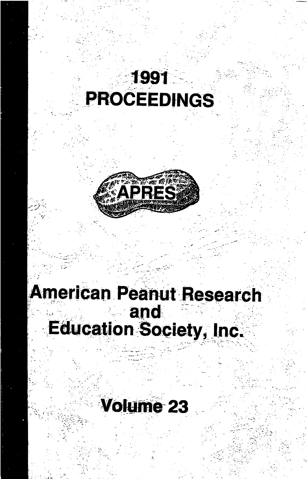 Volume 23 — 1991 APRES Proceedings, San Antonio, TX