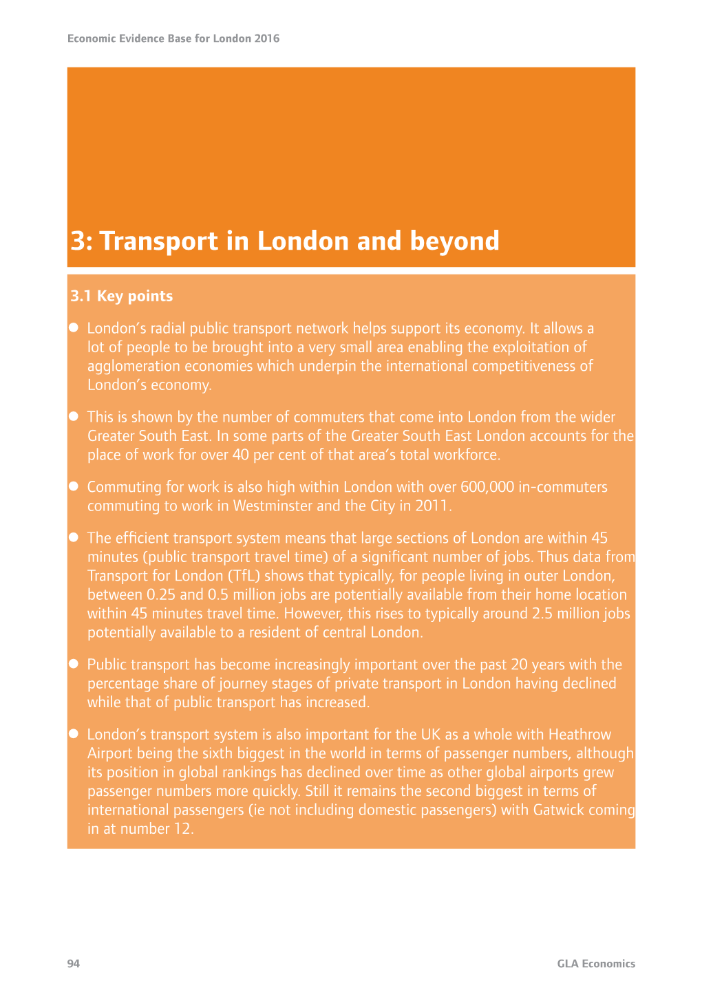 3: Transport in London and Beyond